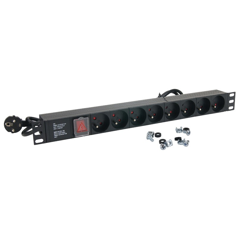 Multiprise 8 Ports D-Link Rackable Avec Interrupteur (NPD-08/E)